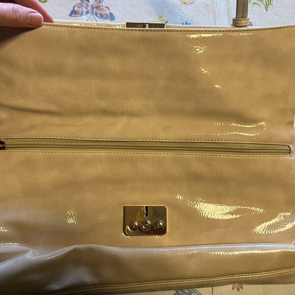 The Limited Cream Patent Shoulder or Crossbody Bag - Picture 5 of 6